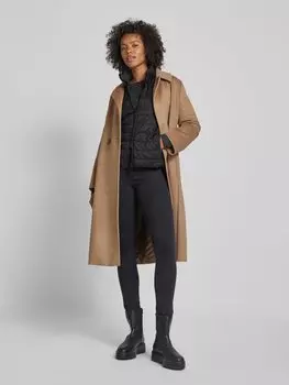 Стеганая куртка с отложным воротником Emporio Armani, черный