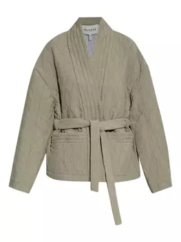 Стеганая куртка с поясом «Пифита» MUNTHE, зеленый