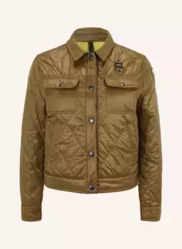 Стеганая куртка с утеплителем sorona aura Blauer, коричневый