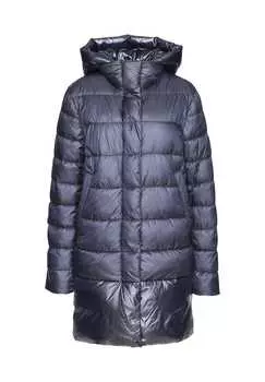 Стеганая куртка с уютным капюшоном New Canadian, синий