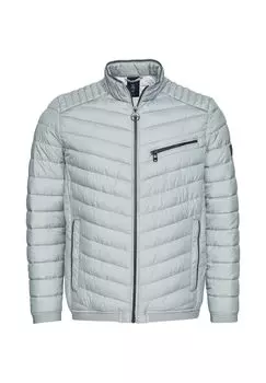 Стеганая куртка с водоотталкивающей функцией NEW CANADIAN, серо-зеленый