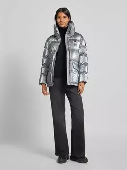 Стеганая куртка с воротником-стойкой Blauer Usa, серебряный