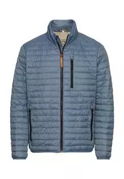 Стеганая куртка с воротником-стойкой Camel Active, синий