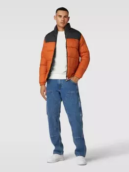 Стеганая куртка с воротником стойкой модель "ETOBY" Jack & Jones, красный
