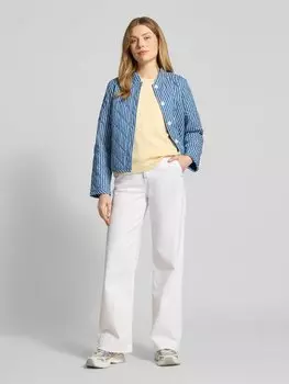 Стеганая куртка с воротником-стойкой модель «Эмилия» LOLLYS LAUNDRY, синий