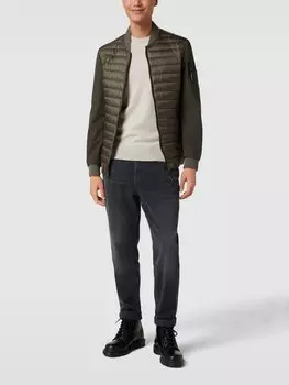 Стеганая куртка с воротником-стойкой модель «Энергия» Milestone, хаки