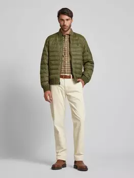 Стеганая куртка с воротником-стойкой модель «TERRA» Polo Ralph Lauren, оливковый