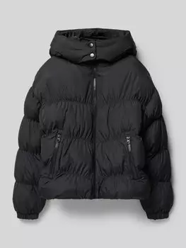 Стеганая куртка с воротником-стойкой модель «Тиали» CARS JEANS, черный