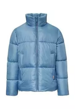 Стеганая куртка с воротником-стойкой Qs, синий