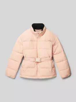 Стеганая куртка с вышитым логотипом Calvin Klein Jeans, светло-оранжевый