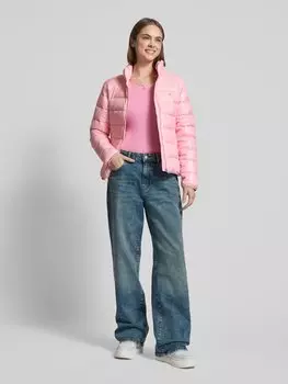 Стеганая куртка с вышитым логотипом Tommy Jeans, светло-розовый