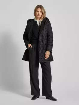 Стеганая куртка с завязывающимся поясом Lauren Ralph Lauren, черный