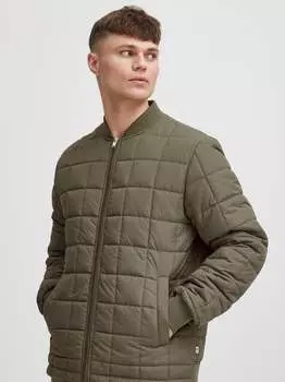 Стеганая куртка сдглен Solid, зеленый