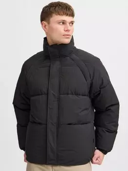 Стеганая куртка sdmilo пуховик короткий Solid, черный