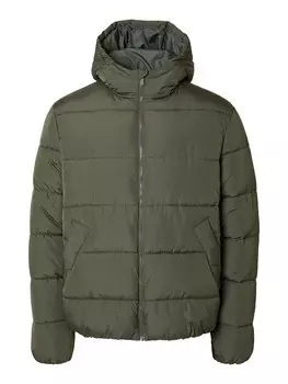 Стеганая куртка SELECTED HOMME Steppjacke, хаки