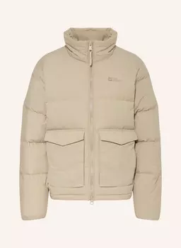 Стеганая куртка северное сияние Jack Wolfskin, коричневый