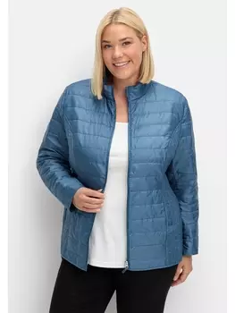 Стеганая куртка sheego, цвет jeansblau