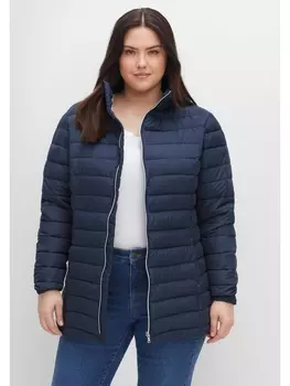 Стеганая куртка sheego, ночной синий