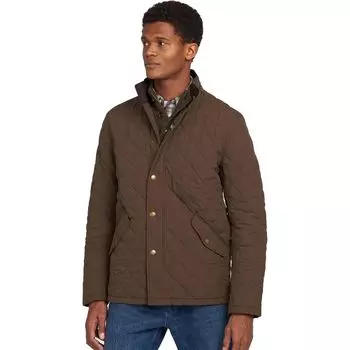 Стеганая куртка shoveler Barbour, зеленый