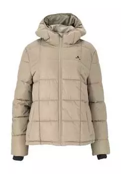 Стеганая куртка Sirona с проверенной молнией YKK Whistler, коричневый