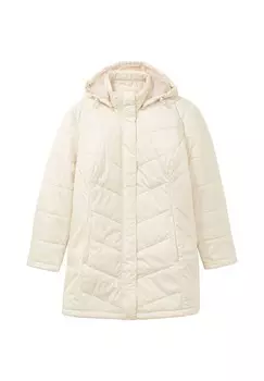 Стеганая куртка со съемным капюшоном и теплым утеплителем Sheego, цвет Steingrau