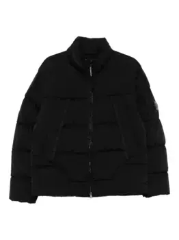 Стеганая куртка со вставками C.P. Company, черный