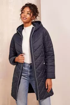 Стеганая куртка средней длины Friends Like These, синий