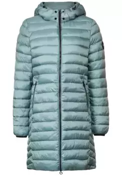 Стеганая куртка STREET ONE, с капюшоном, на двусторонней молнии, мятный