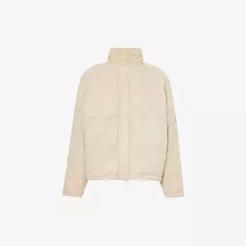 Стеганая куртка свободного кроя из смесовой ткани с фирменной нашивкой Honor The Gift, цвет bone