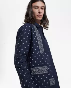 Стеганая куртка THE KOOPLES, цвет Navy Ecru
