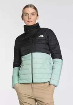 Стеганая куртка The North Face "HEATSEEKER INSULATION", дышащая, водоотталкивающая и ветроотталкивающая, цвет Schwarz-Mint