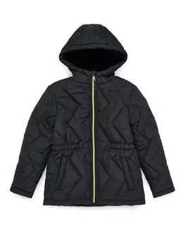 Стеганая куртка Threadgirls, черный