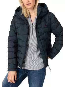 Стеганая куртка Timezone, темно-синий