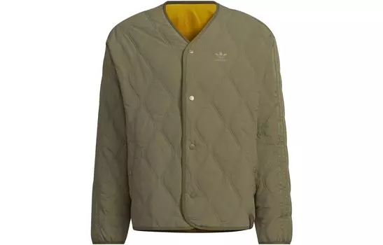 Стеганая куртка TOC Unisex Olive Strata Adidas Originals, оливковый