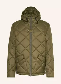 Стеганая куртка, улучшенная износостойкость Barbour, хаки