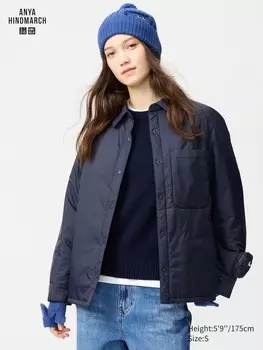 Стеганая куртка Uniqlo, цвет 69 синий