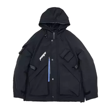 Стеганая куртка унисекс AOGZ, Черный