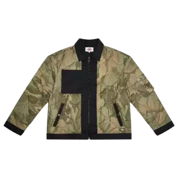 Стеганая куртка унисекс армейский зеленый камуфляж Dickies, зеленый