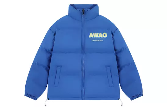 Стеганая куртка унисекс Awao, Светло-синий