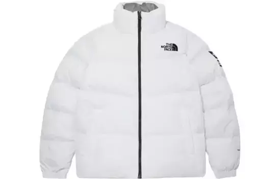 Стеганая куртка унисекс белая The North Face, белый