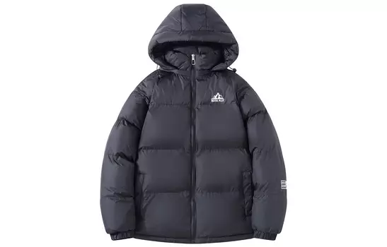 Стеганая куртка унисекс BOTH PLAY, Черно-зеленое обновление(2318)