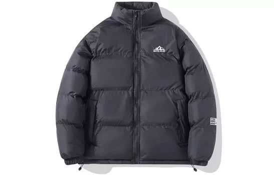 Стеганая куртка унисекс BOTH PLAY, Черный Плюс(2317)