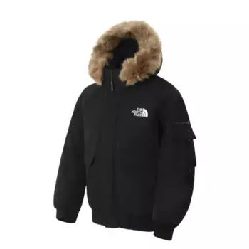 Стеганая куртка унисекс черная The North Face, черный