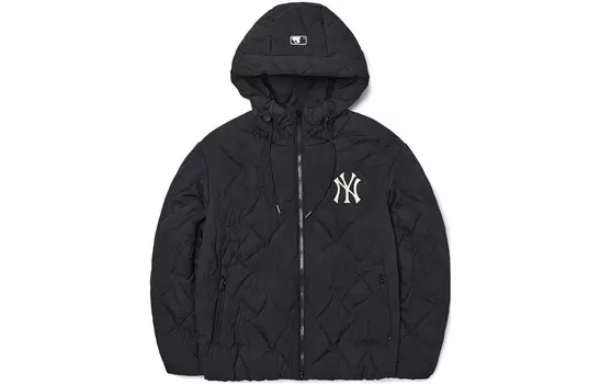 Стеганая куртка унисекс черный Mlb