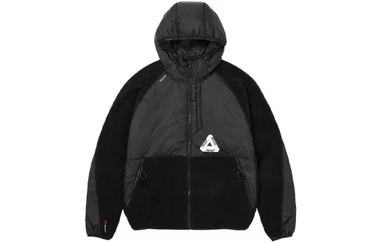 Стеганая куртка унисекс черный Palace