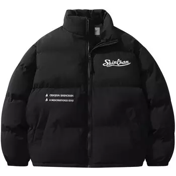 Стеганая куртка унисекс Crayon Shinchan/Crayon Shinchan, Армейский Зеленый