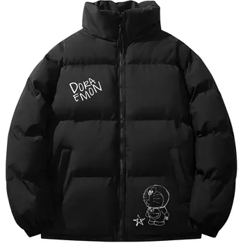 Стеганая куртка унисекс Doraemon, Армейский Зеленый