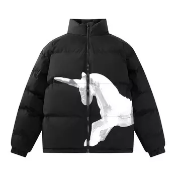 Стеганая куртка унисекс Duamin, Черный