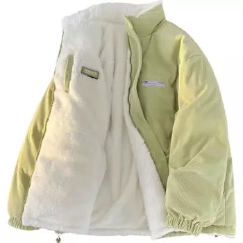 Стеганая куртка унисекс F.I.W FANGIWEN, Бежевый абрикос