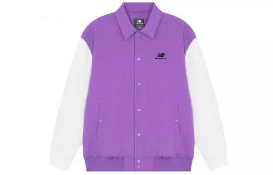 Стеганая куртка унисекс фиолетовая New Balance, фиолетовый